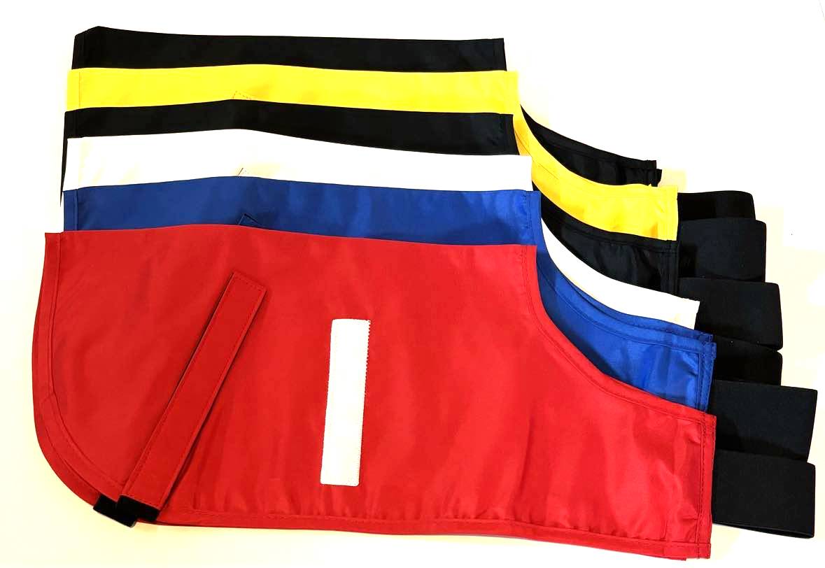 dostihové dečky (suchý zip) - racing jackets (velcro) - greyhound 