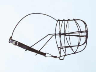 KOŠÍK drát-plast whippet- muzzle plastic coated wire